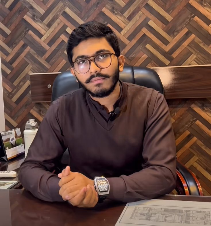 Ali Amir at his office